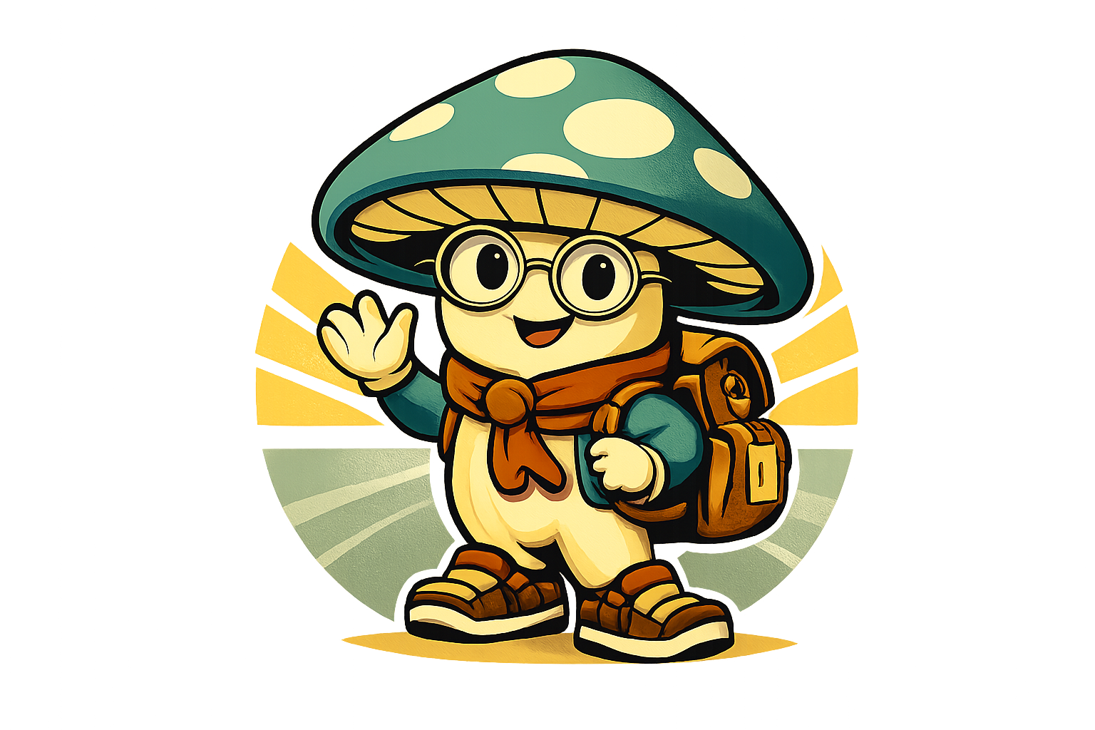 pabanur – Swing-Explorer Pilz mit Rucksack