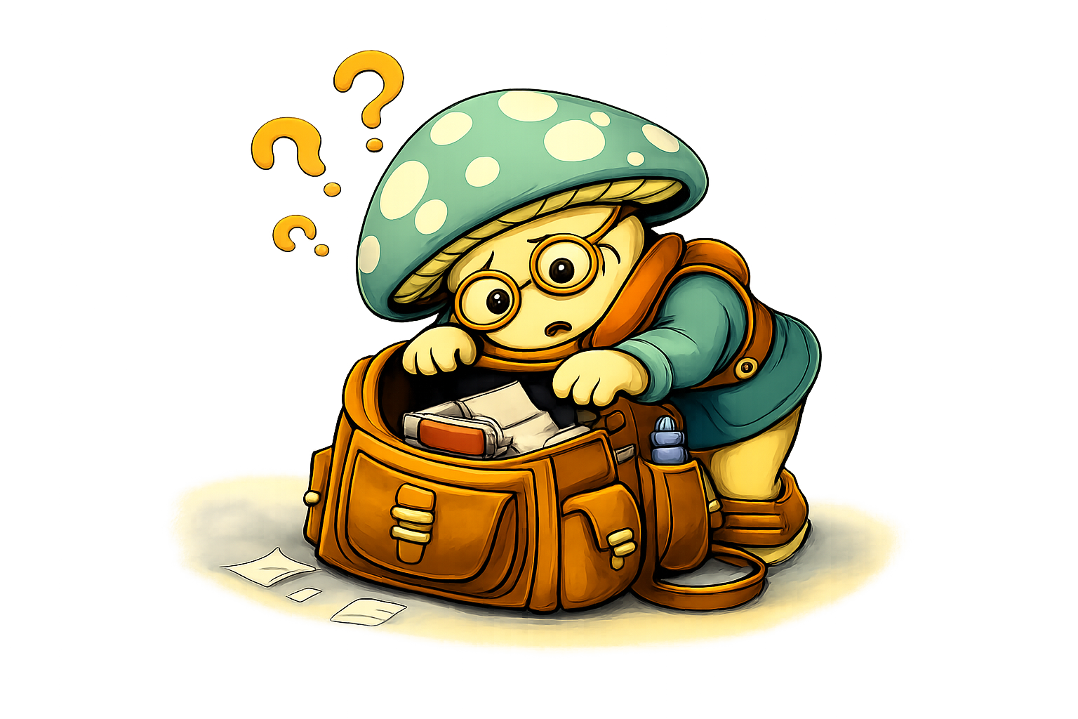 pabanur – Swing-Explorer Pilz mit Rucksack